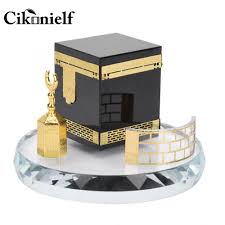 Middle age muslim man praying at mosque. Cikonielf 3d Mosque Architecture Model Kits Muslim Crystal Gilded Kaaba Three Piece Model For Home Desktop Decoration Gifts Figurines Miniatures Aliexpress