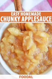 easy homemade chunky applesauce recipe