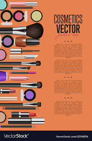 cosmetic promo brochure page