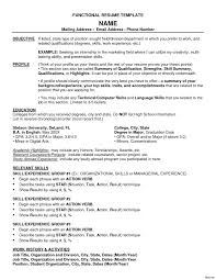 Functional Resume Templaterd Microsoft Core Template Word