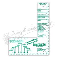 Embroiderers Placement Ruler Adult