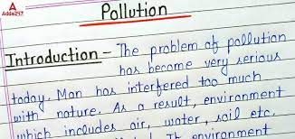 english essay on environmental pollution