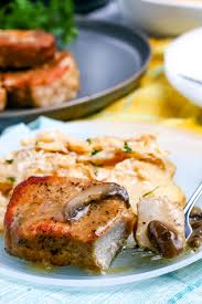 instant pot pork chops with mushroom