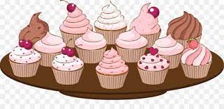 Cupcake Muffin Birthday Cake Clip Art Cupcakes Platter Cliparts Png  gambar png