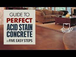 guide to perfect acid stain concrete in