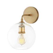 Alton Wall Sconce With Clear Globe