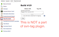 Jenkins : Subversion Tagging Plugin
