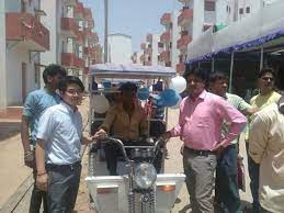 terra motors distributes e rickshaws in