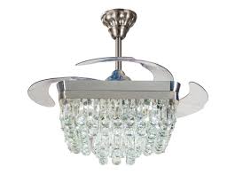 Lux Aa0010 Crystal Retractable Blade Luxaire Decorative Fan Rs 39 000 Luxaire