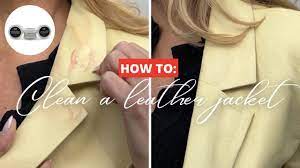leather jacket remove make up stains