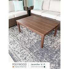 Polywood Newport 28 X 42 Coffee Table Sand