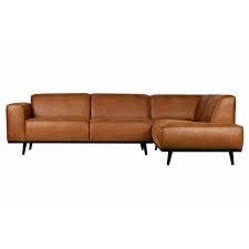 View our full range of corner sofas including sofa beds, leather and fabric. Bepurehome Corner Sofa Statement Eco Leather Cognac Collection 2019 Orangehaus