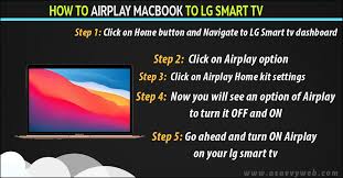 airplay mirror macbook to lg smart tv