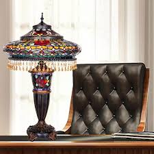 Indoor Table Lamp With Parisian Shade