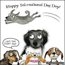 Jim wilson dogs international dog day steve and rambo. International Dog Day Red And Howling