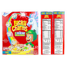 lucky charms frosted toasted oat cereal