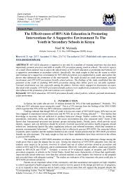 the effectiveness of hiv aids education in promoting interventions the effectiveness of hiv aids education in promoting interventions for a supportive environment to t by quest issuu