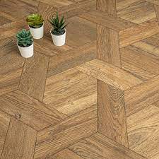 hexagonal wood parquet vinyl flooring