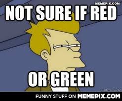 Colorblind Fry - MemePix via Relatably.com