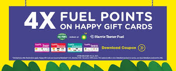 Check spelling or type a new query. Expired Harris Teeter Earn 4x Fuel Points On Happy Gift Cards Gc Galore