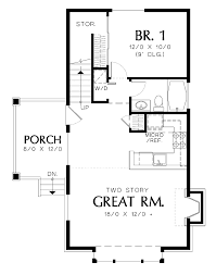 1 Bedroom With Loft House Plans