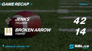 jenks vs broken arrow football oct 27