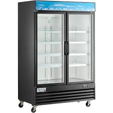 Avantco Gdc 49 Hc 53 Black Swing Glass Door Merchandiser Refrigerator With Led Lighting