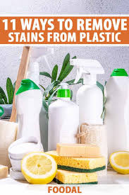 11 Ways To Remove Stains From Plastic