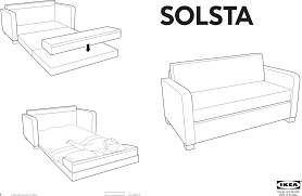 ikea solsta sofa bed embly instruction
