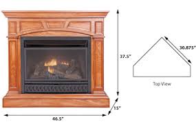 propane fireplaces corner units