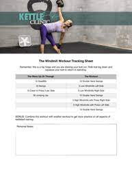 kettlebell exercise sheet gold s gym