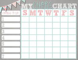 Mrs This And That Free Chore Chart Printable I Put It On