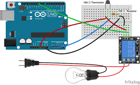how to set up a 5v relay on the arduino