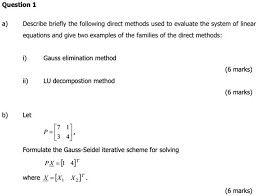 Gauss Elimination Method