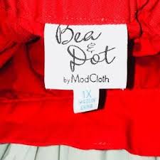Modcloth Bea Dot Nautical Circle Skirt