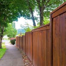 how to stain a cedar fence all your