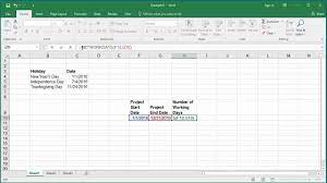 two dates in excel 2016