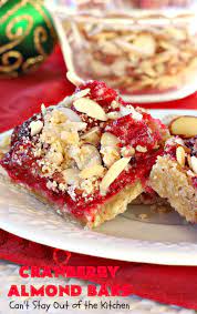 cranberry almond bars can t stay out