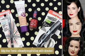 dita von teese makeup looks