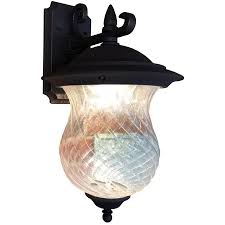 Superhunter Photocell 18 In H Bronze Led Outdoor Wall Light In The Outdoor Wall Lights Department At Lowes Com