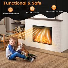 26 Inch Recessed Electric Fireplace
