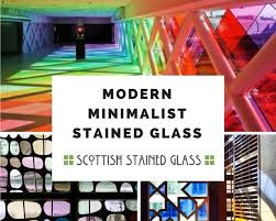 Modern Minimalist Stained Glass