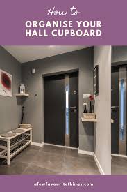 how to organise your hall cupboard a