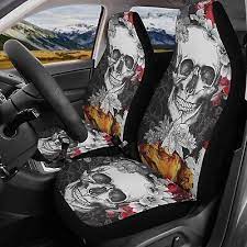 Fl Skull Car Seat Cover Car Mat
