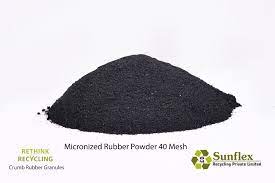 black 30 mesh crumb rubber powder 25