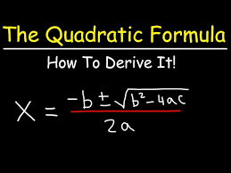 How To Prove The Quadratic Formula By