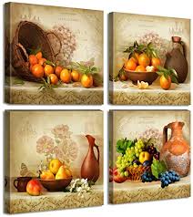 Kitchen Wall Decor Canvas Art For
