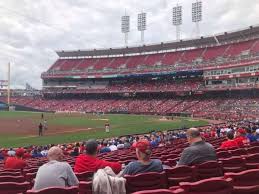 Great American Ball Park Section 114 Home Of Cincinnati Reds