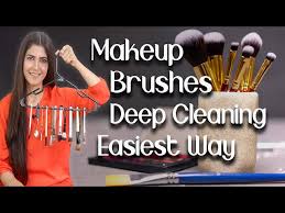 how to clean makeup brushes easiest way