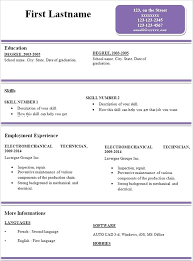 Example Executive Resume Format Sample Resumes Simple Vintage Doc